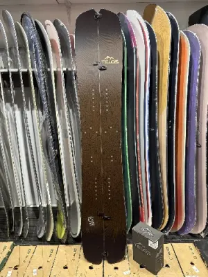 Telos DST Carbon splitboard + foki
