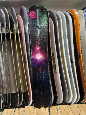 Telos Cascade 154 splitboard + foki