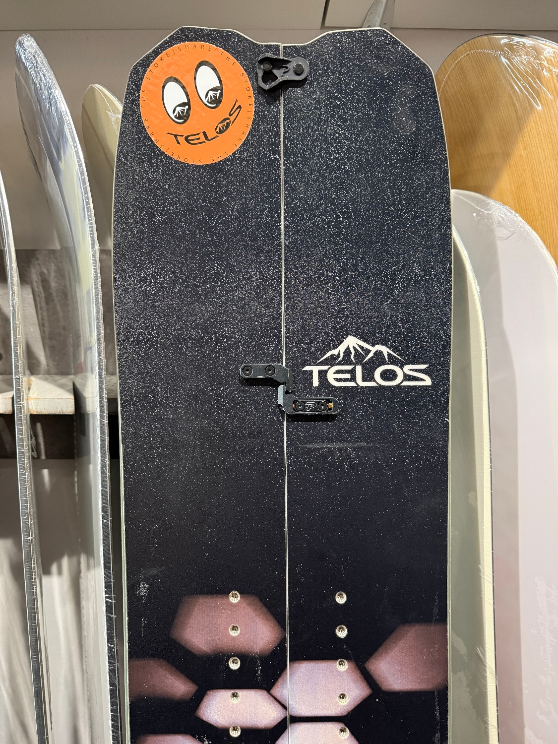 Telos Lemurian 154 splitboard + foki