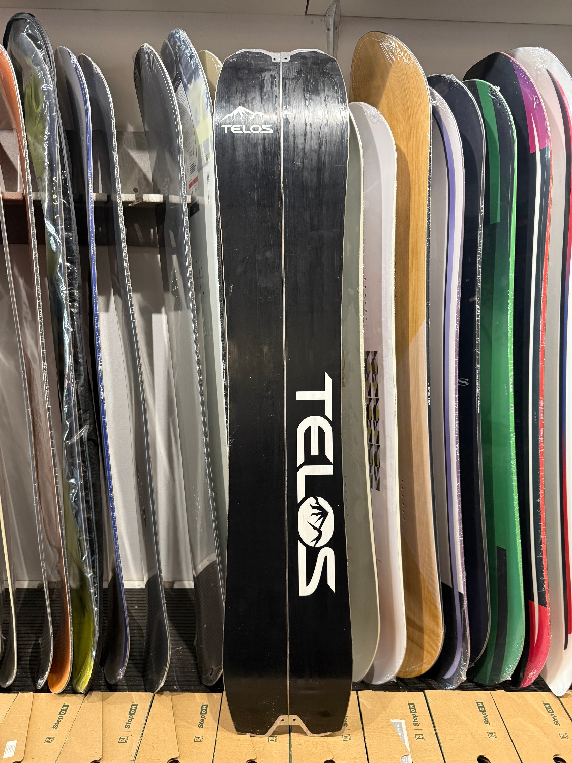 Telos Lemurian 154 splitboard + foki