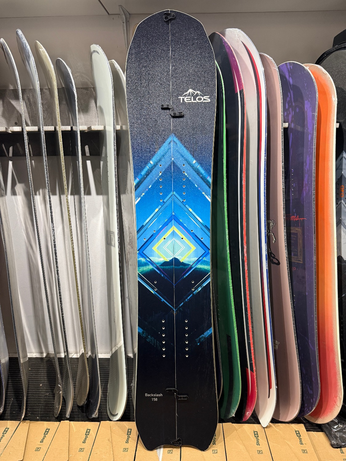 Telos Backslash splitboard 158 (2) + foki
