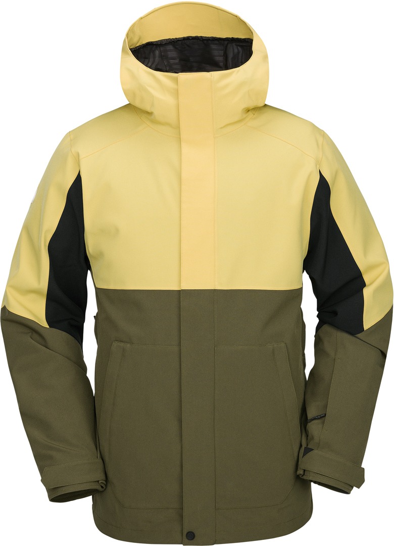 Volcom Brighton Full Zip - żółty, zielony (ivy)