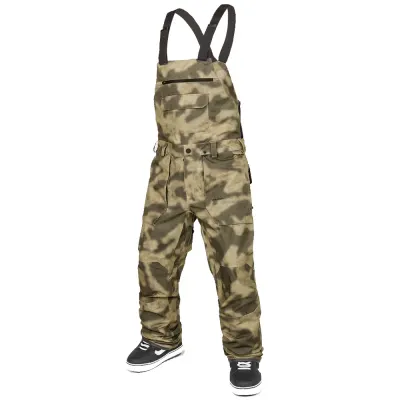 Volcom Roan Bib Overall - camo (camouflage)