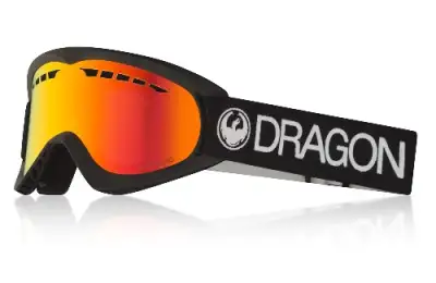 Gogle Dragon DX Black Lumalens Red Ion